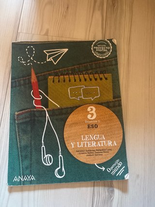 Libro de lengua tercero de la eso en buen estado