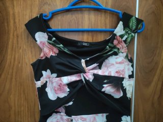 Mono largo estampado floral