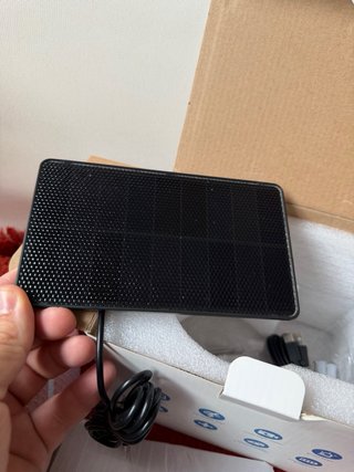 Cámara Solar Cinnado B6 2K 3MP Inalámbrica