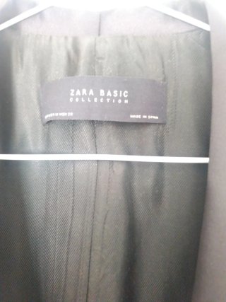 Chaqueta Zara Negra Mujer