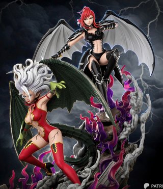 Figura Resina Erza & Mirajane Fairy Tail