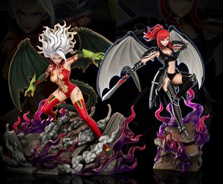 Figura Resina Erza & Mirajane Fairy Tail