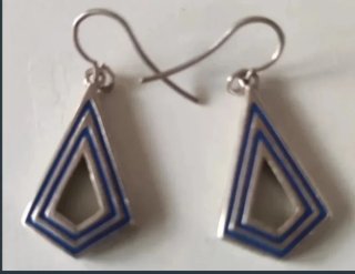 Pendientes Plata Ley Diseño Étnico