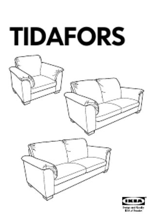 Sofá 2 plazas IKEA TIDAFORS gris