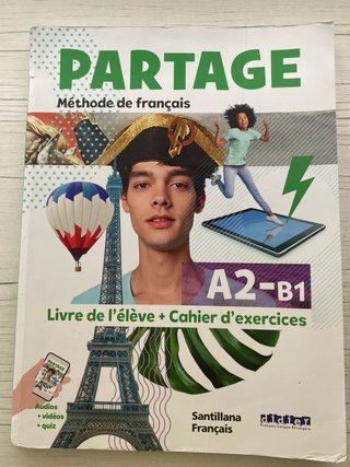 PARTAGE A2/B1 LIVRE+CAHIER