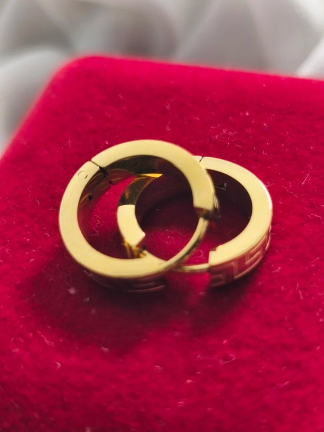 Pendientes Aro Oro 18k Bañados