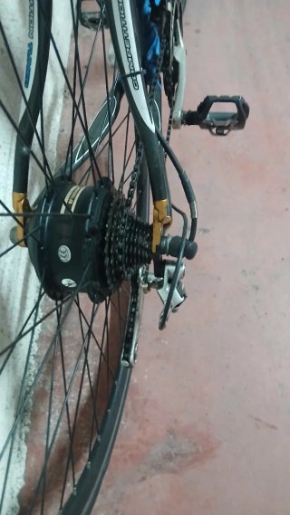 Bicicleta Flanders carretera motor