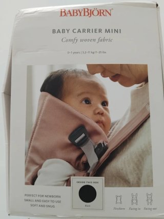 Mochila portabebés BabyBjörn negra