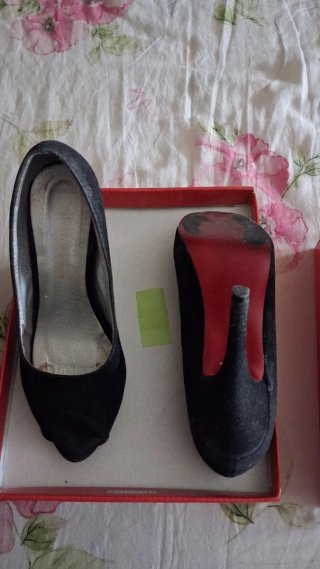 Lote 4 pares de tacones 9-10 cm talla 33