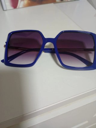 Gafas de sol mujer cuadradas azules