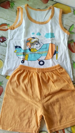 Conjunto Verano Niño Avión