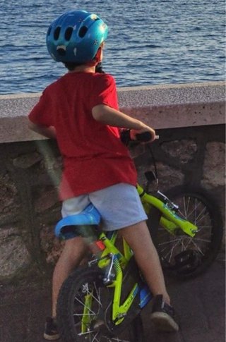 Casco Abus infantil 50-55cm azul náutico