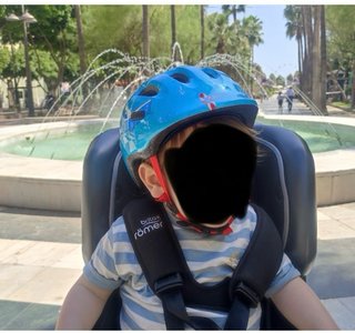 Casco Abus infantil 50-55cm azul náutico