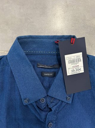 Camisa Roberto Torretta Talla M Azul