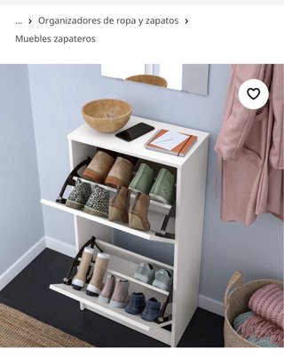 Zapatero IKEA Blanco NUEVO