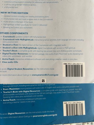 GOLD 6E C1 ADVANCED STUDENT'S BOOK WITH INTERAC...