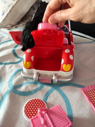 Carro Minnie Mouse com Acessórios