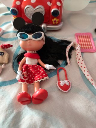Carro Minnie Mouse com Acessórios