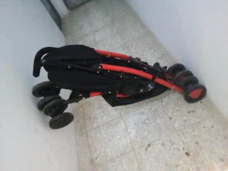 Carrito Plegable Infantil Chicco Rojo/Negro.