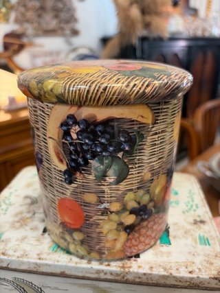 Juego de latas vintage multicolor