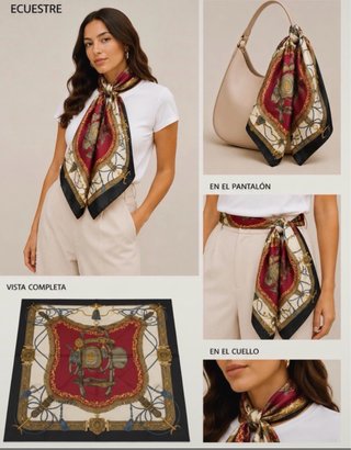 Lote 10  pañuelos luxury vintage
