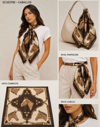 Lote 10  pañuelos luxury vintage