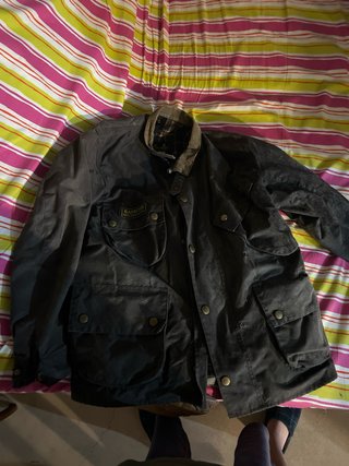 Chaqueta Motera Barbour Negra