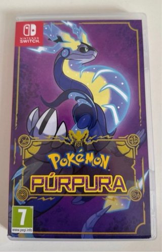 Nintendo Switch + Pokémon Púrpura + Caja