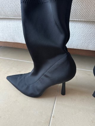 Botines de tacón negros