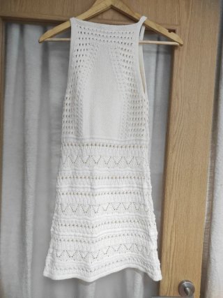 Vestido crochet verano mujer de Zara