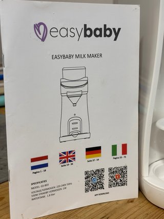 Easy Baby Milk Maker ( nespresso de biberones)