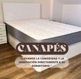 Canapé abatible colchones visco elástico