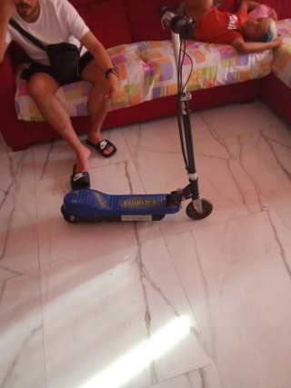 Patín Eléctrico Infantil Azul