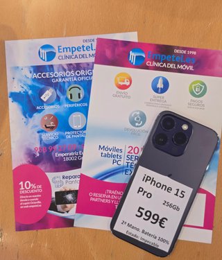 iPhone 15 Pro 256GB Morado