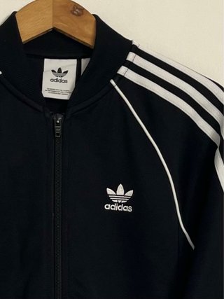 Adidas Originals Black Track Jacket S Trefoil 3 St