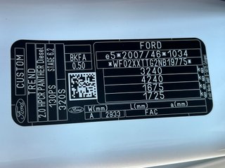 Ford Transit Custom Kombi 2.0 TDCI 96kW 320 L1 Trend Auto