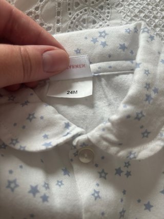 Pijama bebé 24m estrellas