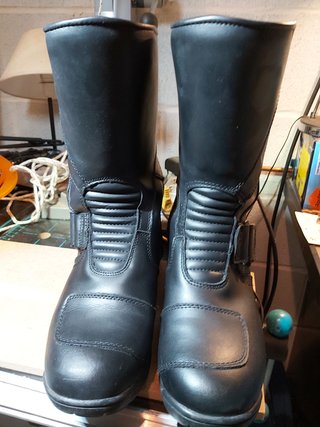 Botas Moto Mujer KenRod Negra Horma Pequeña