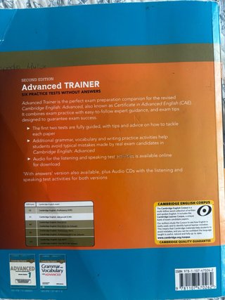 Advanced Trainer Six Practice Tests without Ans...