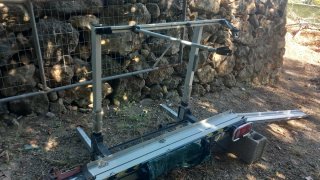 Portamoto aluminio para camper seminuevo