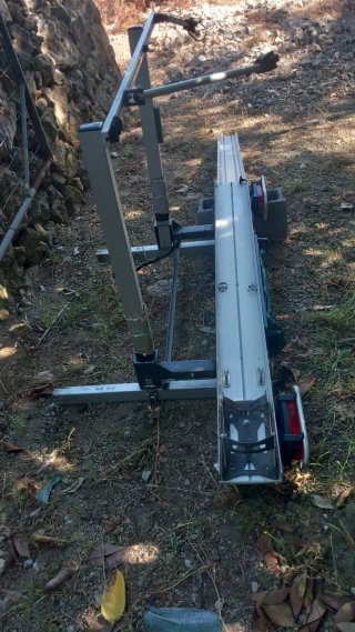 Portamoto aluminio para camper seminuevo