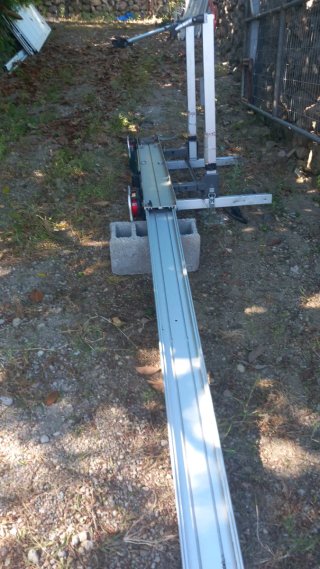 Portamoto aluminio para camper seminuevo