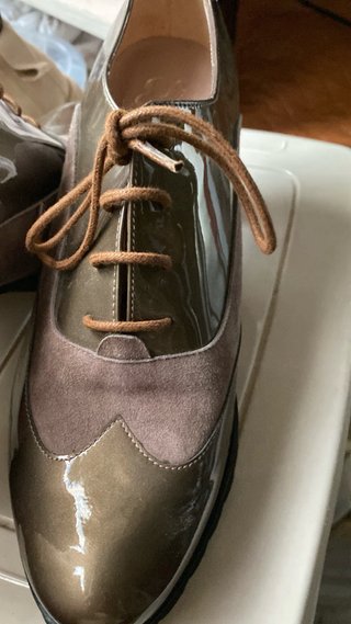 Zapatos Gadea charol y ante T41
