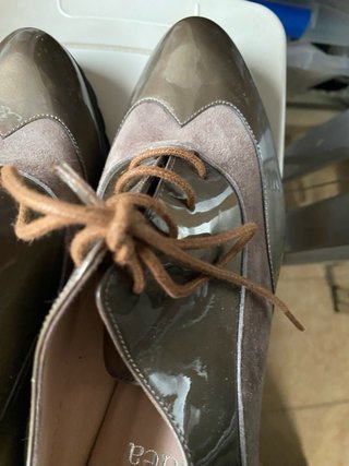 Zapatos Gadea charol y ante T41
