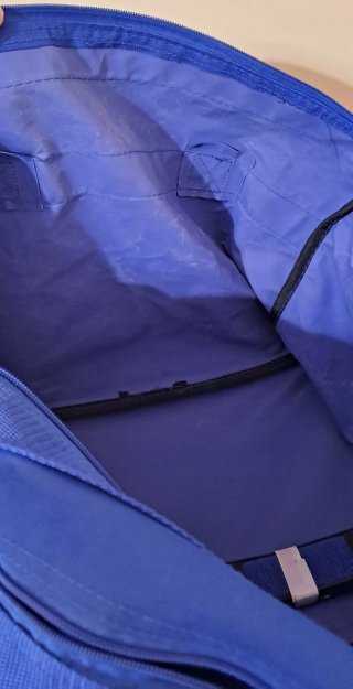 Borsone sportivo Macron con scarpiera - Blu