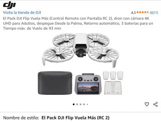 DJI Flip Fly More Combo (DJI RC 2)