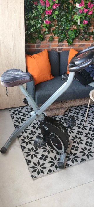 Bicicleta Estática Gris