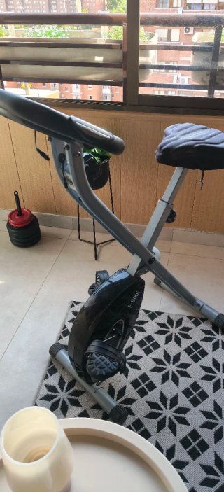 Bicicleta Estática Gris