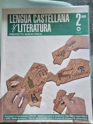 Libro Lengua Castellana y Literatura, 2 Bach, Proy