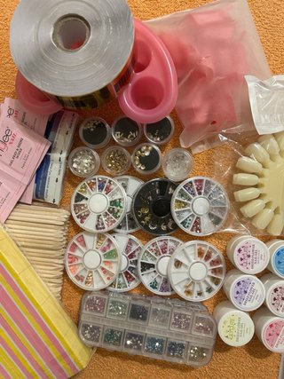 Lote Accesorios Uñas Gel y Decoración